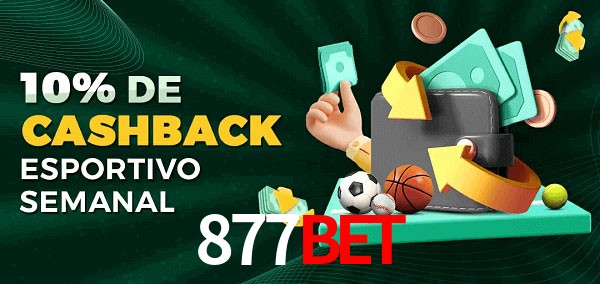 10% de bônus de cashback na 877Bet